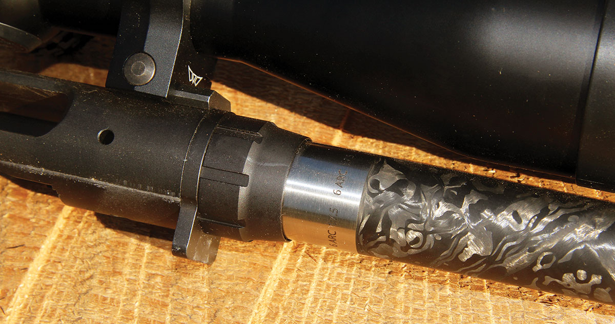 Savage’s unique barrel nut has long been known for producing an accurate interface with the receiver and makes setting headspace easier. The recoil lug is sandwiched between the barrel and the receiver.